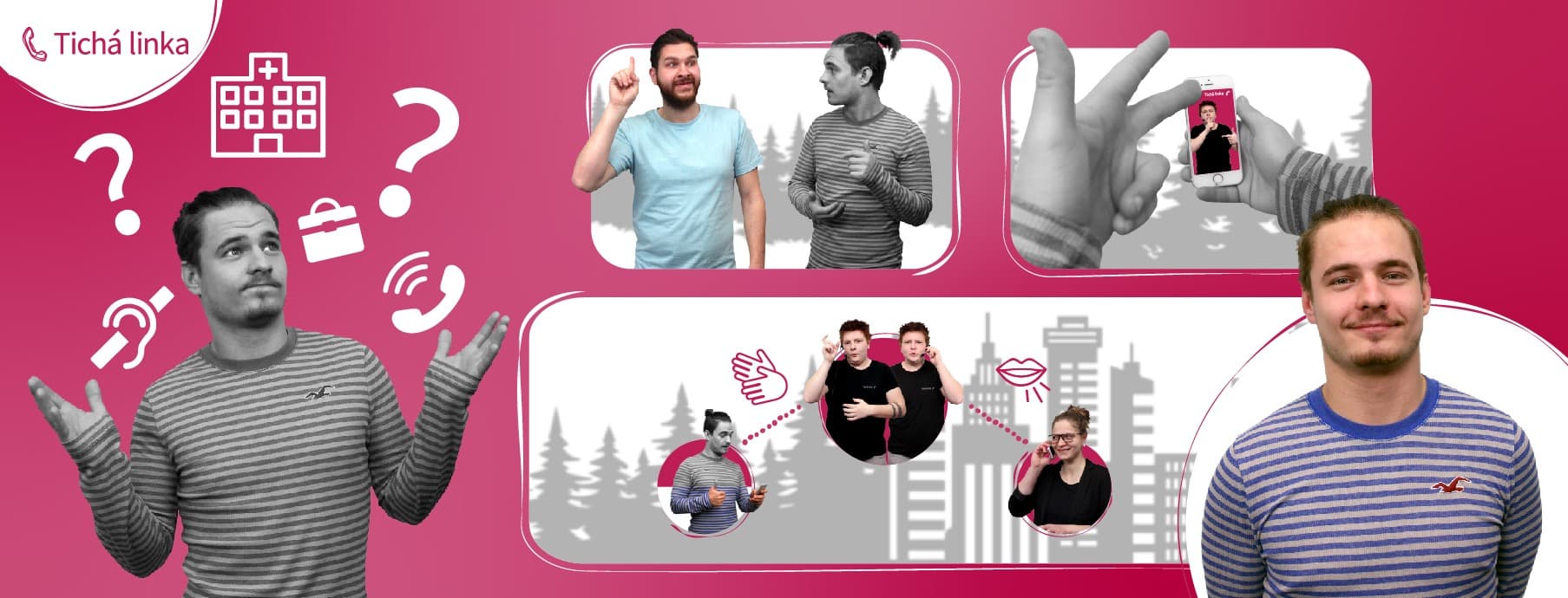 Aby byli neslyšící slyšet. Tichý svět pomáhá překonávat nová opatření a výzvy